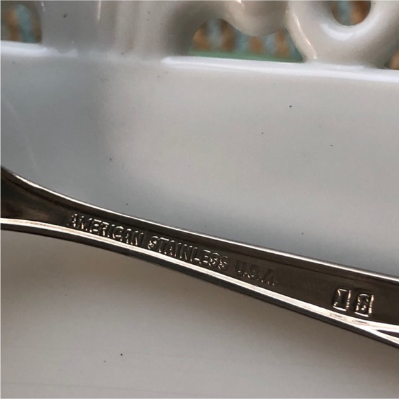 Italy Estate Silver Plate Stainless Serving Utensils - Picture 5 of 7